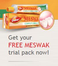 India Desire : Dabur Meshwak Free Sample offer:Get Free Sample Of Meswak Toothpaste